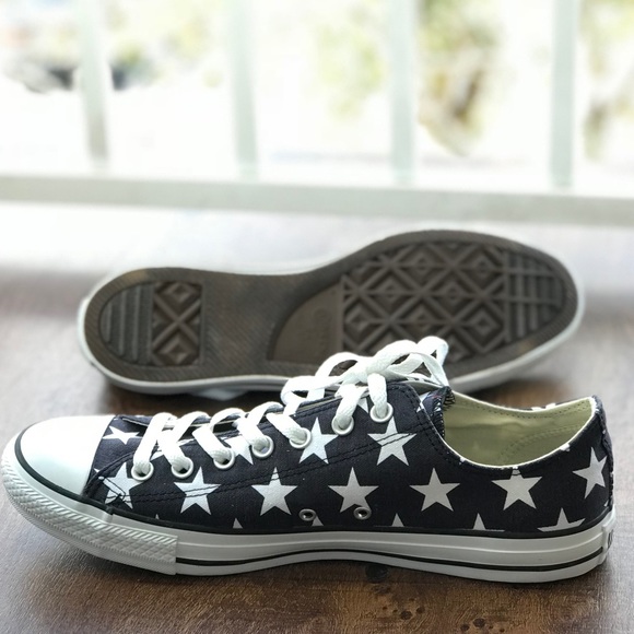 NWT Converse CT OX B/W Stars 🌟 M AUTHENTIC - Picture 8 of 8